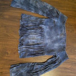 Tie Dye American Eagle Off The Shoulder